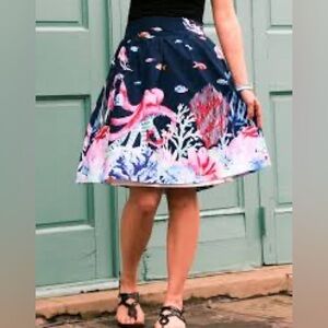 ModCloth size 24 Ocean Octopus Themed Skirt!